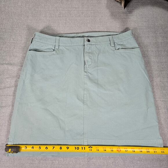 Duluth Freewill Twill Skirt Wom Sz 12 Cotton Stretch Spring Summer Everyday EUC - Picture 3 of 10
